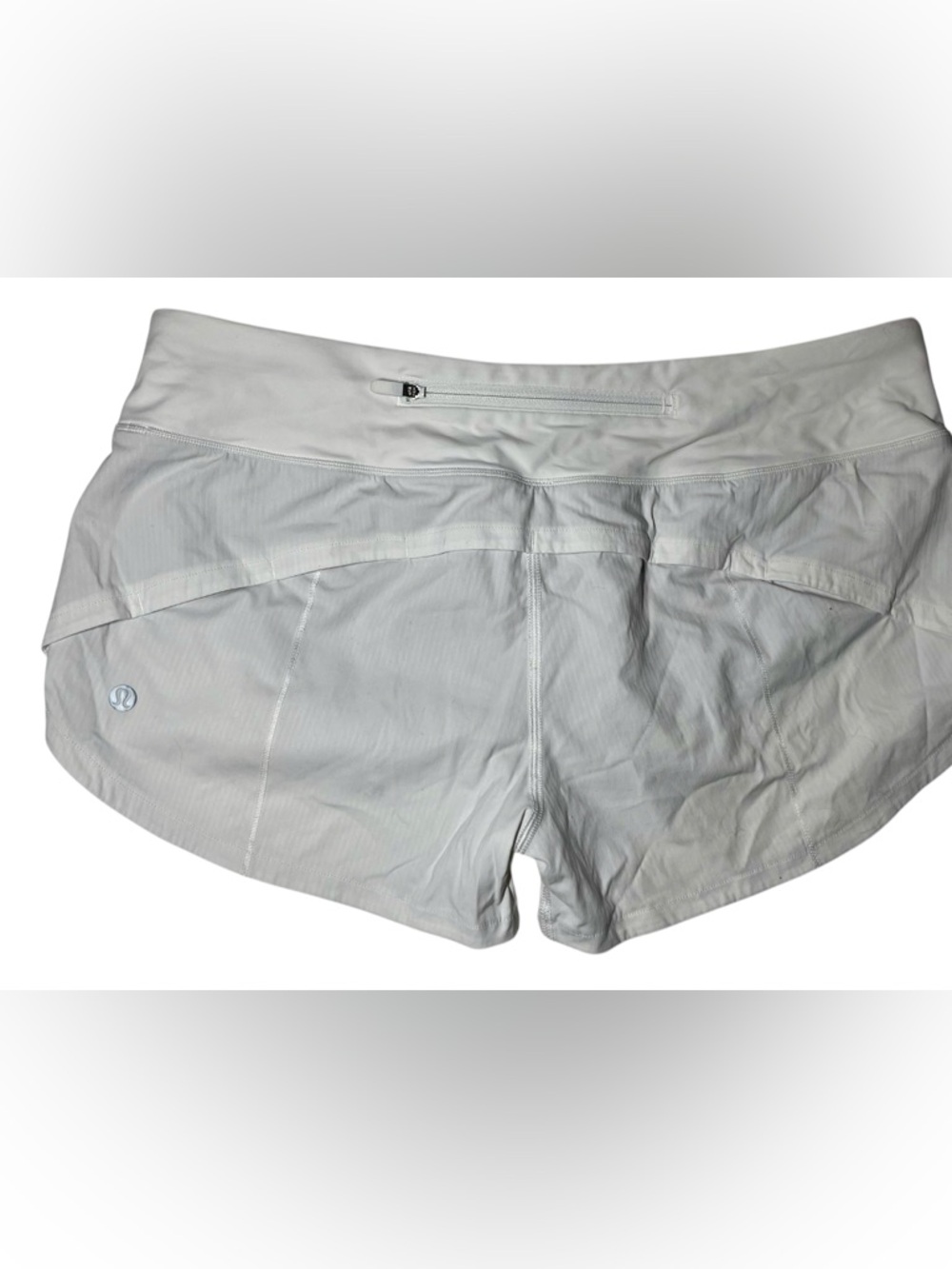 lululemon athletica White Athletic Running Shorts - Picture 3 of 6